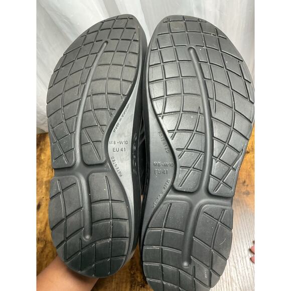 OOFOS Oocandoo Recovery Sandals Black Unisex Men's 8/Women's 10/ EUR 41 - Picture 8 of 11